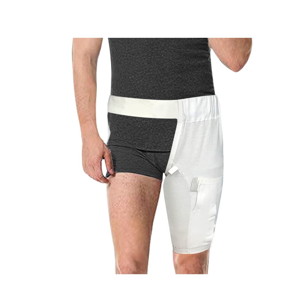 Mistuki catheter leg bag holder with waist belt design for secure wear and stability.