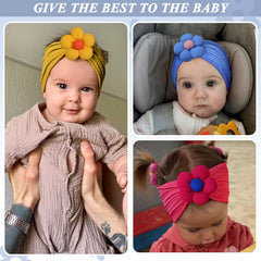 MIUXUESO blue headbands closeup, durable nylon texture for photo props