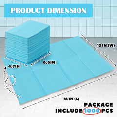 Mixweer quick absorption with quilted top surface for fast cleanup.