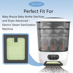 Mixzeny True HEPA filter removes 99.9% particles up to 0.3 microns.