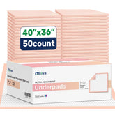 MKISS extra-large bed pad on a bed with broad absorption area for protection