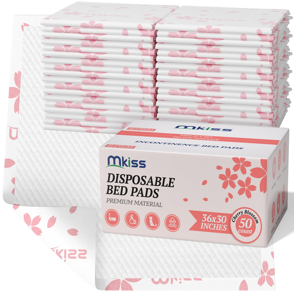 MKISS heavy-duty underpad with 7 layer core delivers durable overnight absorbency