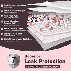 MKISS breathable quilted material keeps skin cool and comfortable.