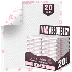 MKISS Heavy Duty Underpads with super absorption core for quick dryness.