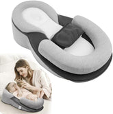 MKXPWMKS Baby Wedge Pillow with soft incline supports comfy newborn feeding.