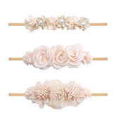 mligril baby headbands with flowers provide soft, non-slip wear for newborns and toddlers.