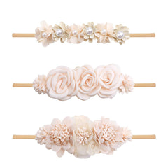 mligril baby headbands with flowers provide soft, non-slip wear for newborns and toddlers.