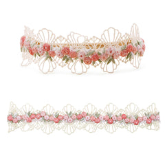 mligril elastic headbands in soft nylon fit growing babies.