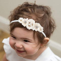 mligril floral wrap headband, festive look for celebrations and photos