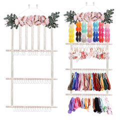 mligril headband holder bows wall storage keeps ribbons neat and accessible.