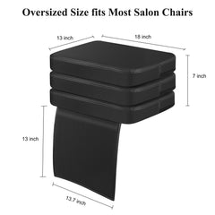 MLMTFI booster seat leather surface is soft, durable, and easy to wipe clean.
