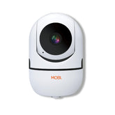 MOBI MobiCam Indoor Camera captures nursery-wide view for secure baby monitoring.