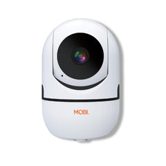 MOBI MobiCam Indoor Camera captures nursery-wide view for secure baby monitoring.