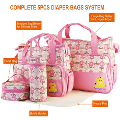 Moclever pink insulated bottle bag keeps milk warm during outings.