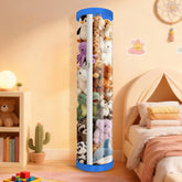 Mocuba upgraded stuffed animal storage tube with 47in height keeps plush toys organized and accessible.