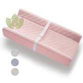 Modera changing pad close-up of the soft organic cover, gentle on delicate baby skin