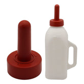 MODUODUO calf bottle with nipple assembly for smooth on-farm feeding