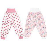 MOEMOE BABY leakproof diaper pants front view for daywear and potty training.