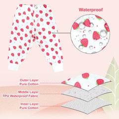 MOEMOE BABY waterproof layer detail highlighting strong moisture barrier for active toddlers.