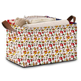 Mogifedc Christmas storage basket with open top for tidy holiday decor.