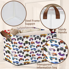 Mogifedc collapsible storage bin shown flat for compact stowage.