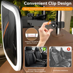 MoKo car mirror with remote control for hands-free adjustment