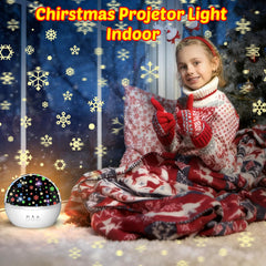 MOKOQI snowfall nightlight offers gentle bedside illumination.