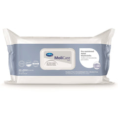 Hartmann MoliCare Skin Wipes pack opened for quick cleansing