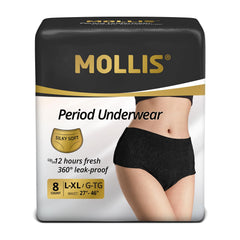 MOLLIS heavy-flow absorption undergarment for all-day protection