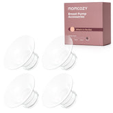 Momcozy 21mm flange inserts for a comfortable pumping fit.