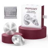 Momcozy 999 silver nursing cups for comfortable contact and potential faster recovery