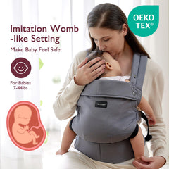 Momcozy Baby Carrier hands-free-use supports active parenting on errands and travel.