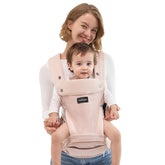 Momcozy hip-seat carrier overview shows versatile design for outings and comfort.