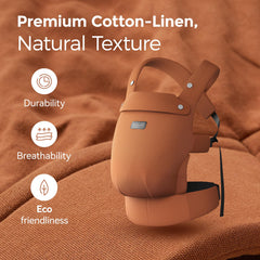 Momcozy baby carrier three-stage adjustment supports growing baby during outings