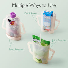 Momcozy pouch holder no squeeze side grip handles aid tiny hands.