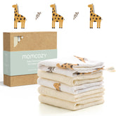 Momcozy baby washcloths in soft cotton texture for delicate skin