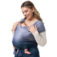 Momcozy baby wrap with ring adjustable size for universal fit across wearers