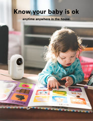Momcozy BM01 addon provides pan-tilt-zoom for closer baby observation.
