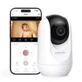 Momcozy BM04 main unit for quick, clear baby monitoring at a glance.