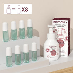 Natural ingredients highlight safe cleaning for baby bottles and utensils