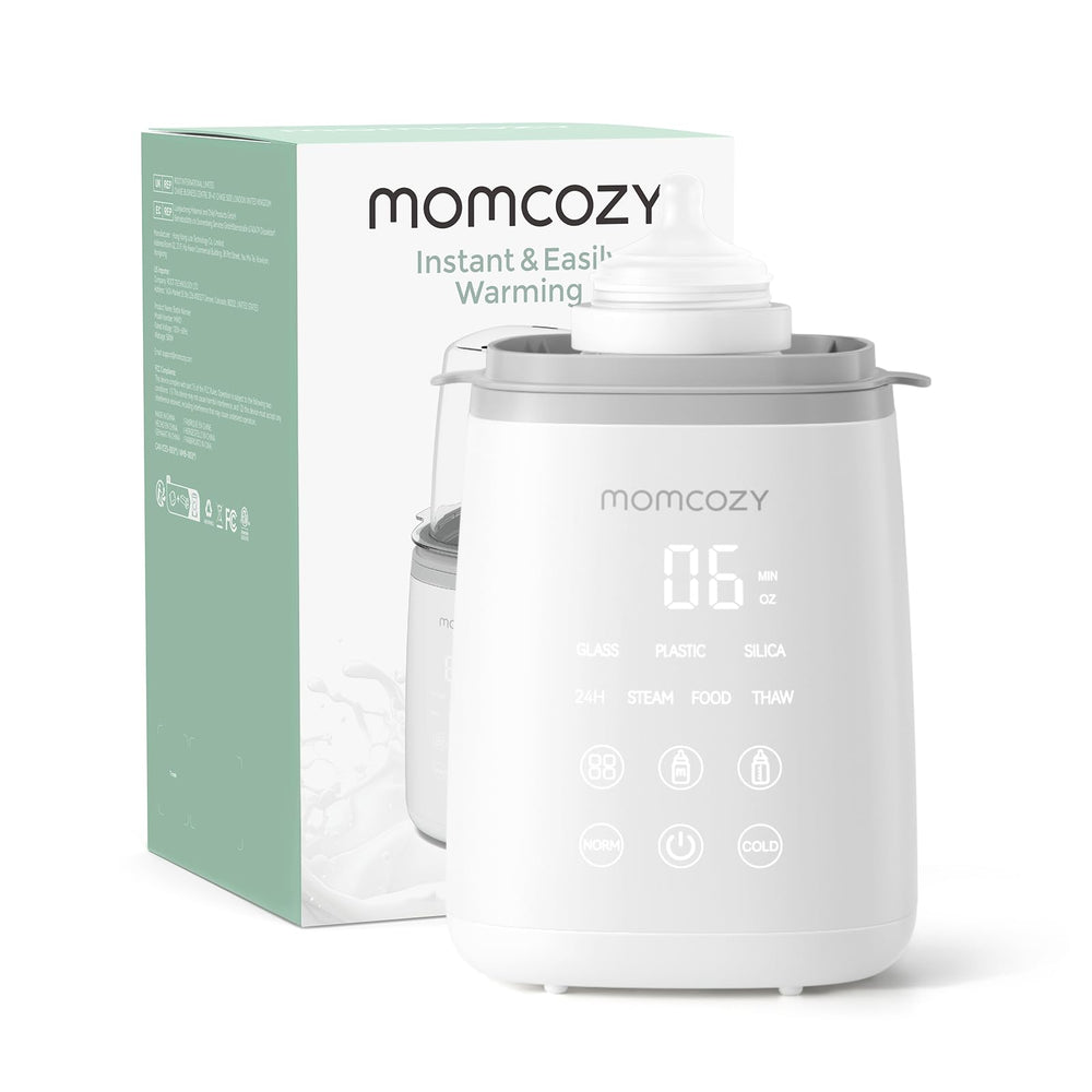 Momcozy Bottle Warmer with water-bath heating for gentle, even warming of bottles