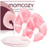 Momcozy breast therapy pack in cold mode for refreshing post-feed relief.