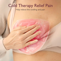 Momcozy breast therapy pack in warm mode delivers comforting pre-pump warmth.