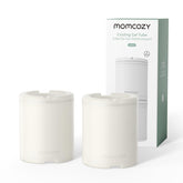 Momcozy cooling gel tube in fridge ready for ice-free cooling
