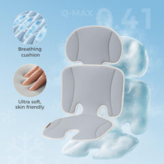 Momcozy detachable 2-piece cooling cushion demonstrates versatile split design for various seats.