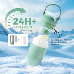 Momcozy dual-layer insulation preserves freshness during outings.
