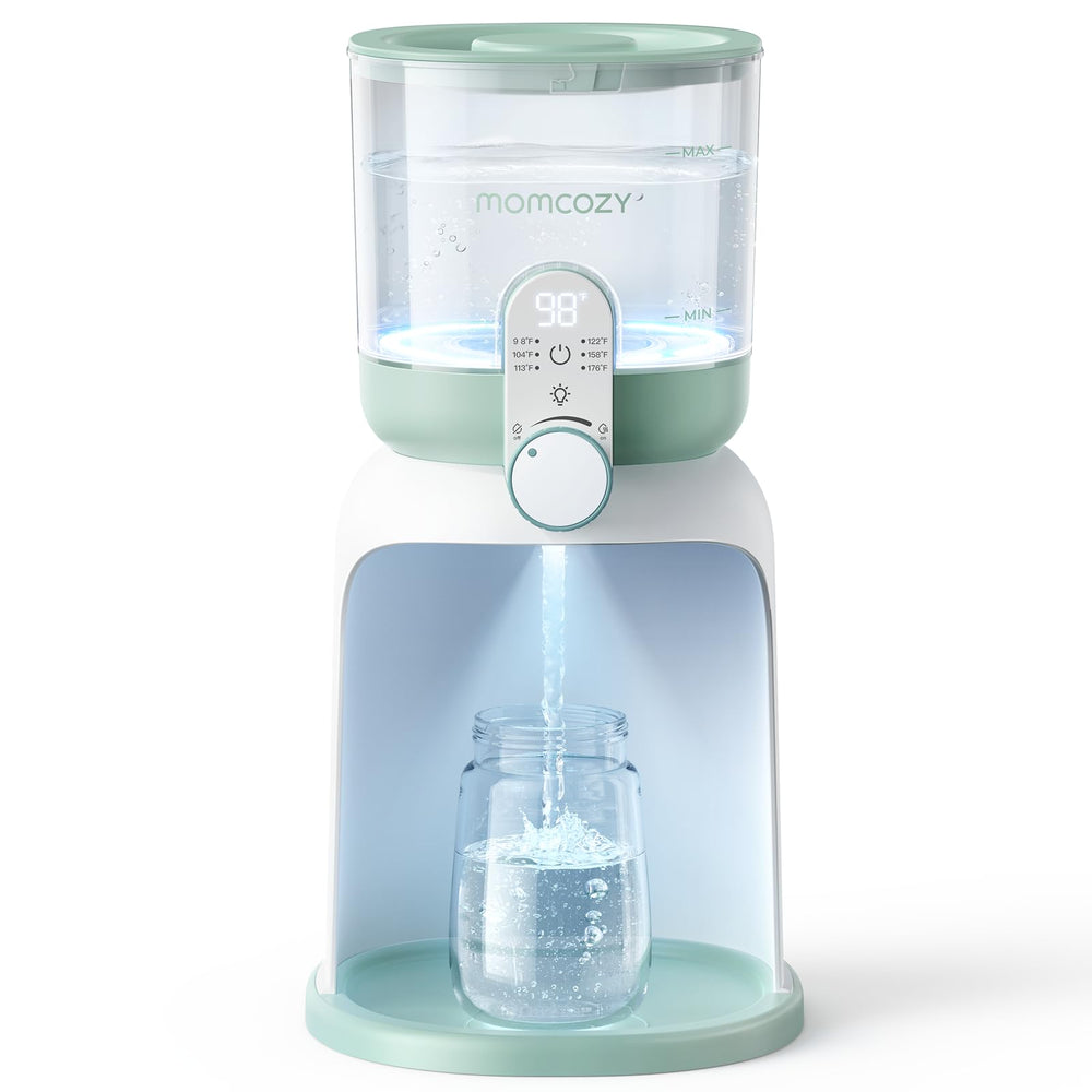 Momcozy Dual Lights Water Warmer with soft night glow for night feeds