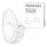 Momcozy full set collector cup with 24mm DoubleFit flange for secure milk collection.