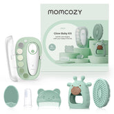 Momcozy Glow Baby Kit electric nail file for gentle nail trimming.