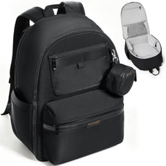 Momcozy GoEase diaper bag front view with organized, easy-access compartments